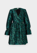 YAS YASNOOM LS JACQUARD DRESS - SHOW