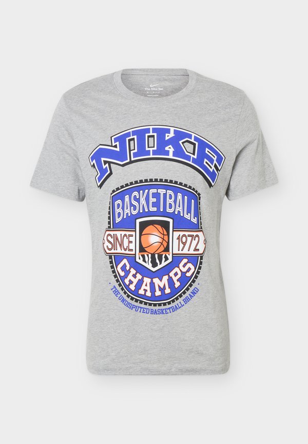 Nike Performance TEE ASBURY CHAMPS - Print T-shirt - dark grey heather