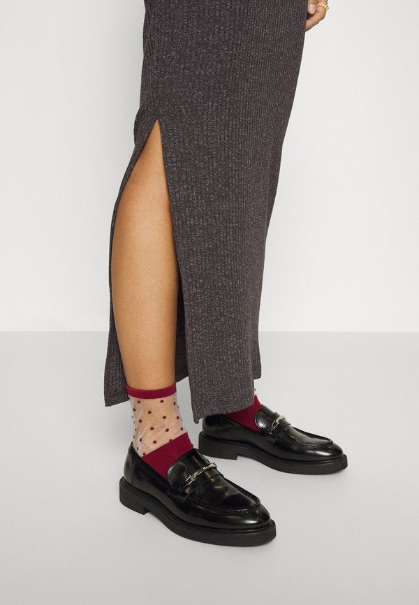 NA-KD TIE NECK LONG SLEEVE DRESS