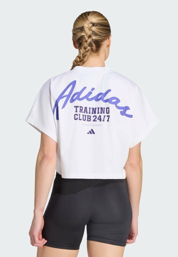 adidas Performance ADIDAS PERFORMANCE PRIMELIFT WORKOUT GRAPHICS T-SHIRT - Print T-shirt - white