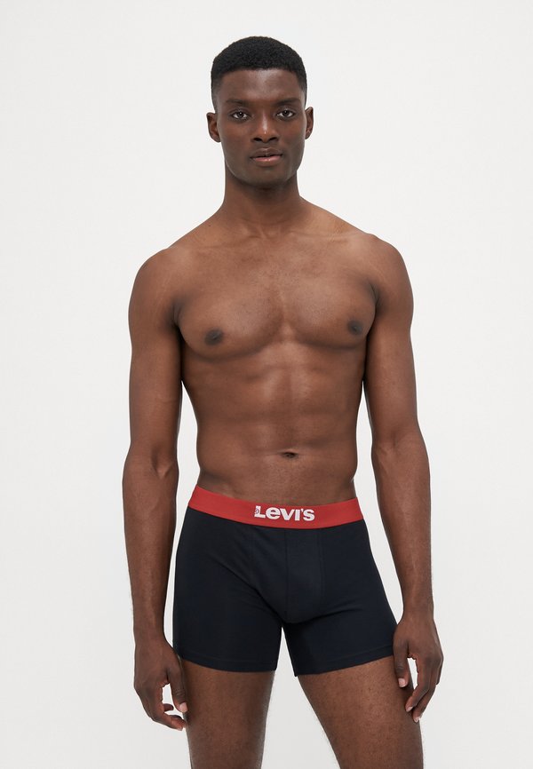 Levi's® MEN BASIC 2 PACK - Boxer briefs - black/red