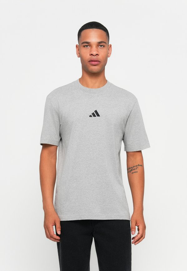 adidas Sportswear Basic T-shirt - medium grey heather/black