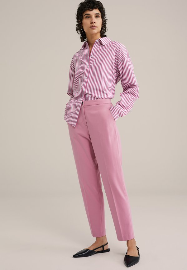 WE Fashion DAMES SLIM FIT PANTALON MET STRETCH