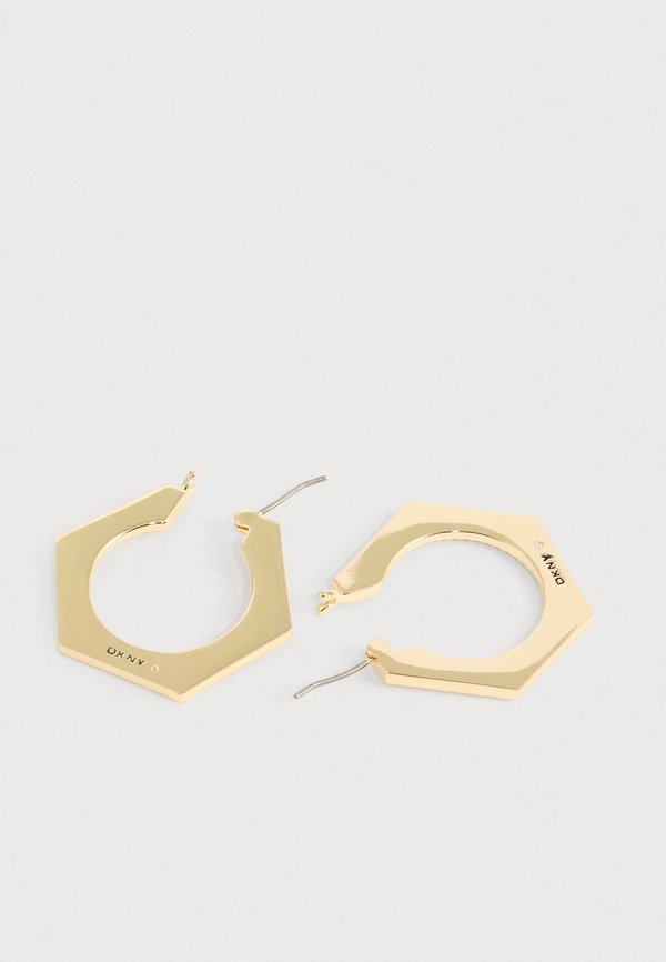 DKNY PAVE HEX HOOP
