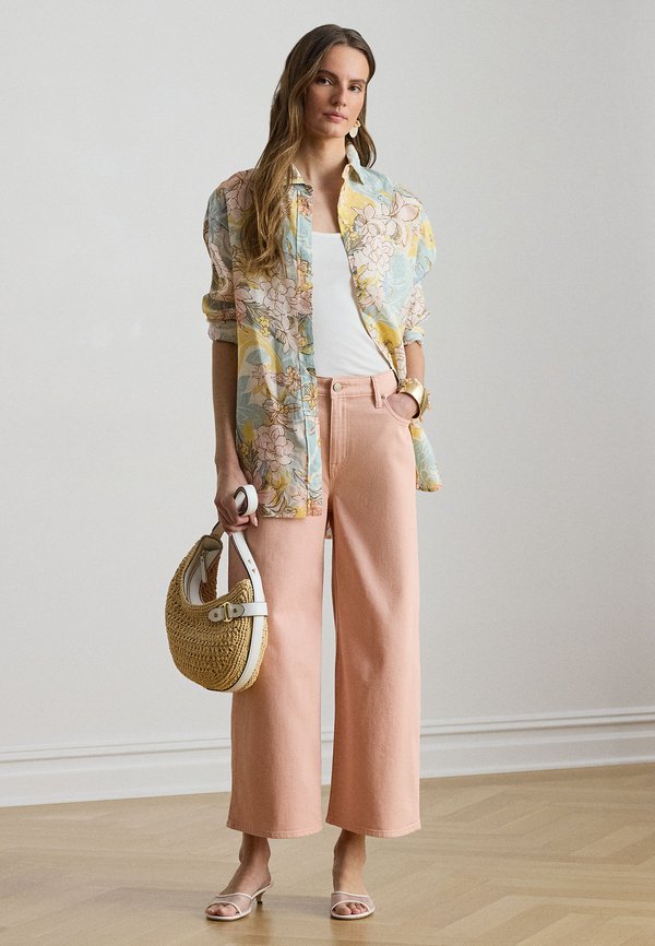 Lauren Ralph Lauren HIGH-RISE WIDE-LEG CROPPED JEAN