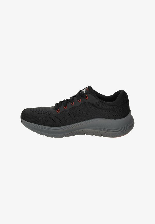 Skechers ARCH FIT - SNEAKERS - Trainers - black red