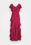Lauren Ralph Lauren BRAHIMA SHORT SLEEVE GOWN