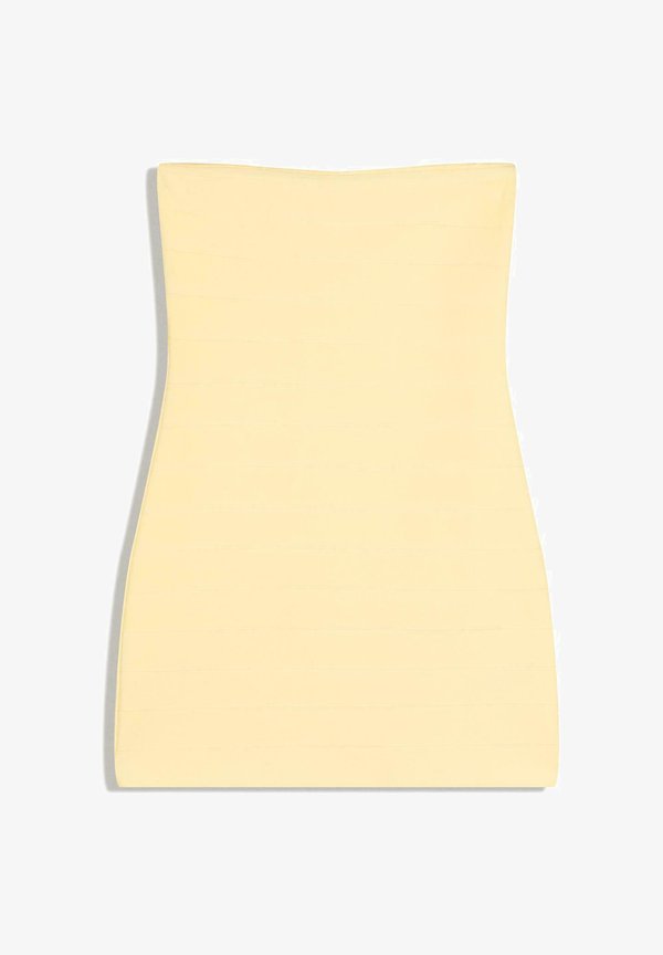 Bershka DRESS - Day dress - yellow