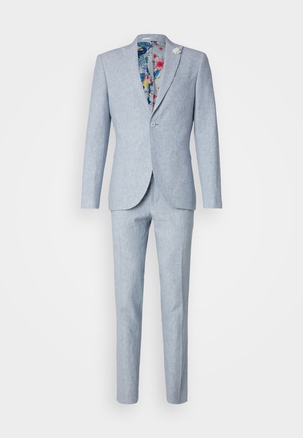 Isaac Dewhirst SONNY SUIT WITH BLUE FLOWER SET
