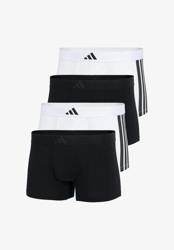 adidas Sportswear RETRO 4ER PACK ACTIVE FLEX - Trunks - black