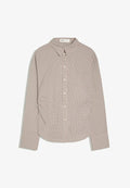 Bershka FITTED LONG SLEEVE SHIRT - Button-down blouse - pink