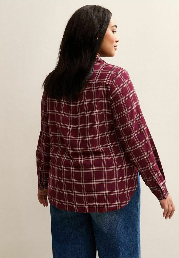 New Look Curves CURVES CHECKED LONG SLEEVE