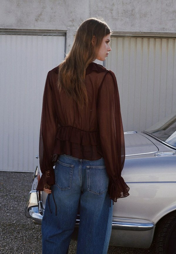 Mango ADULT - Blouse - dark brown