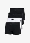 adidas Sportswear RETRO 4ER PACK ACTIVE FLEX - Trunks - schwarz weiß