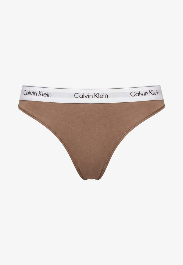 Calvin Klein Underwear Thong - soft mocha