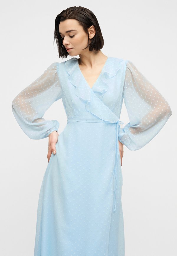 VILA VIEDEE V NECK ANKLE DRESS