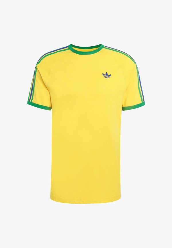 adidas Originals Basic T-shirt - eqt yellow   green   collegiate royal