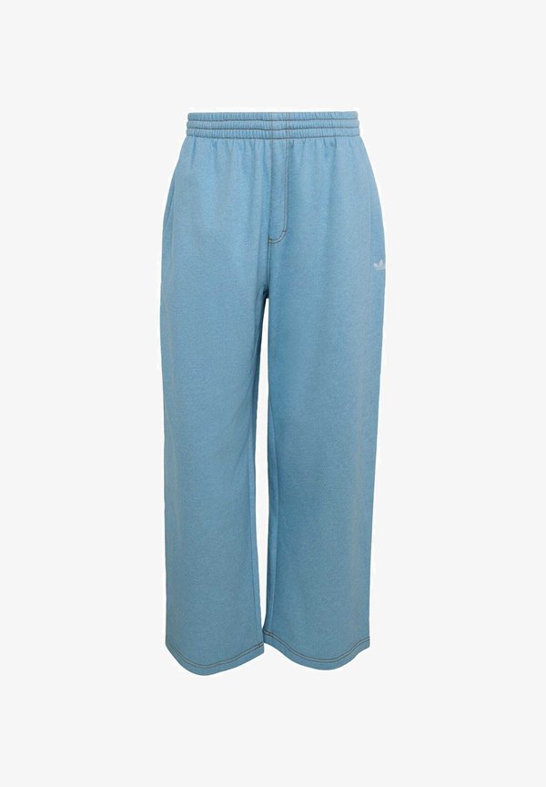 adidas Originals ADIDAS ORIGINALS TREFOIL ESSENTIALS MELANGE BAGGY OPEN HEM PANTS - Tracksuit bottoms - light blue mel