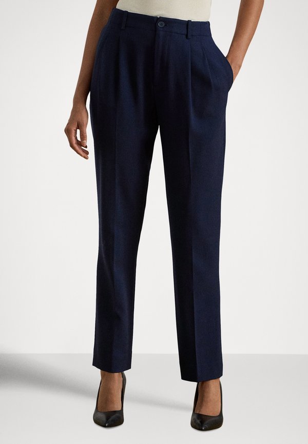 Lauren Ralph Lauren PLEATED TRICOTINE TAPERED PANT