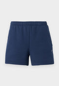 Nike Sportswear STUDIO FLEECE MEDIUM WEIGHT MID-RISE SHORTS - Shorts - midnight navy/sail