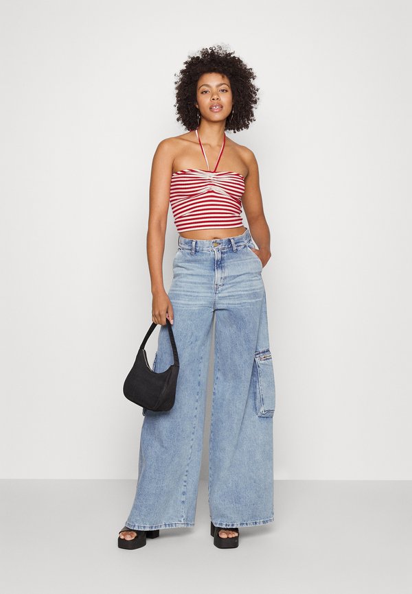 Pieces PCLAYA CROPPED TIE TUBE
