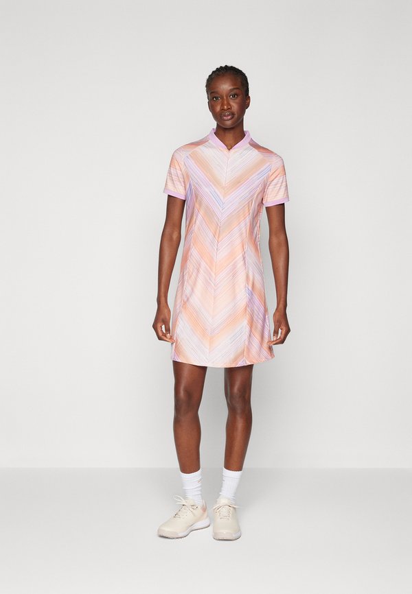 Callaway STRIPED SHORTSLEEVE DRESS