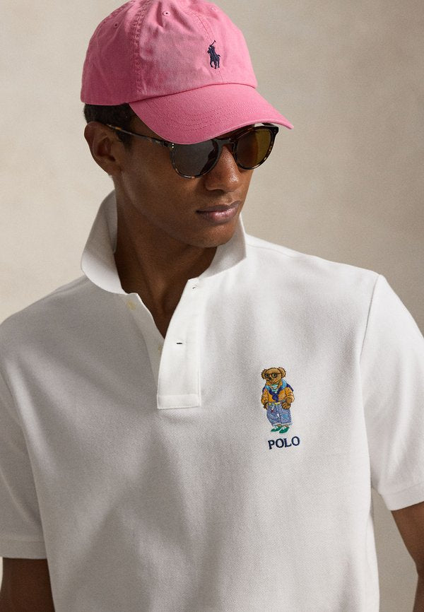 Polo Ralph Lauren CUSTOM SLIM FIT POLO BEAR MESH POLO