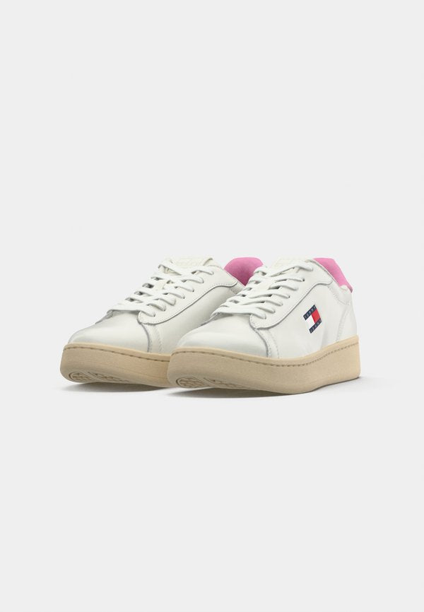Tommy Jeans ARCHIVE COURT LEATHER TRAINERS