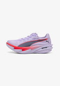 Puma DEVIATE NITRO ELITE 4 WNS - Road running shoes - light lavender-ultra red-inky depths