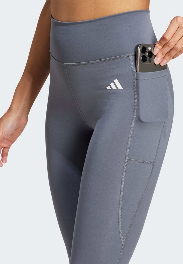 adidas Performance ADIDAS OPTIME ESSENTIALS STASH POCKET FULL LENGTH LEGGINGS