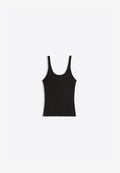 Bershka RIBBED STRAPPY - TOP - Top - black