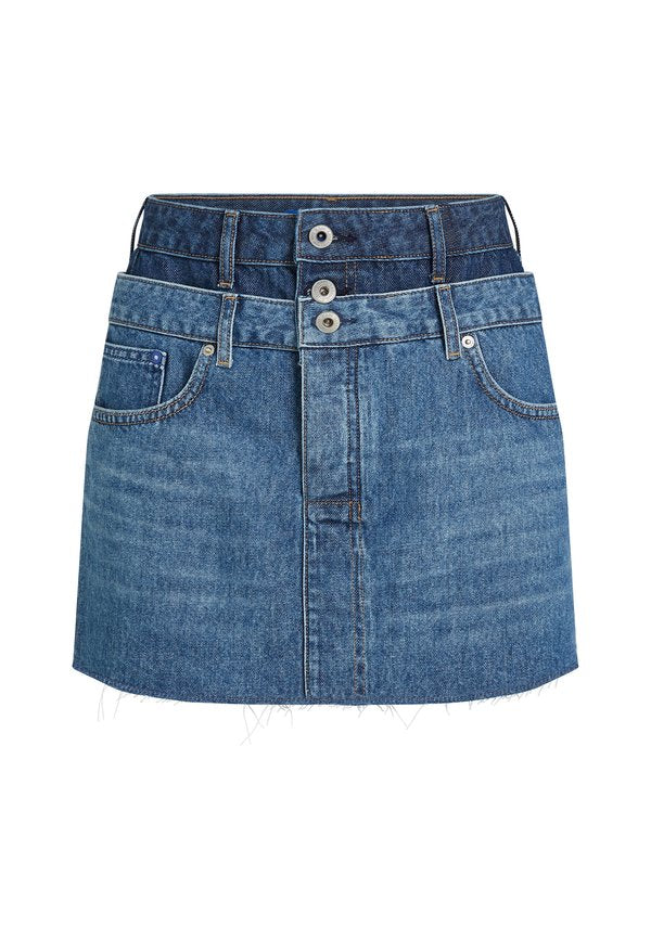 Karl Lagerfeld Jeans DUAL-LAYER DENIM MINI