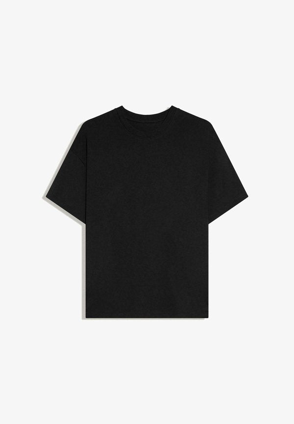 Bershka Basic T-shirt - black