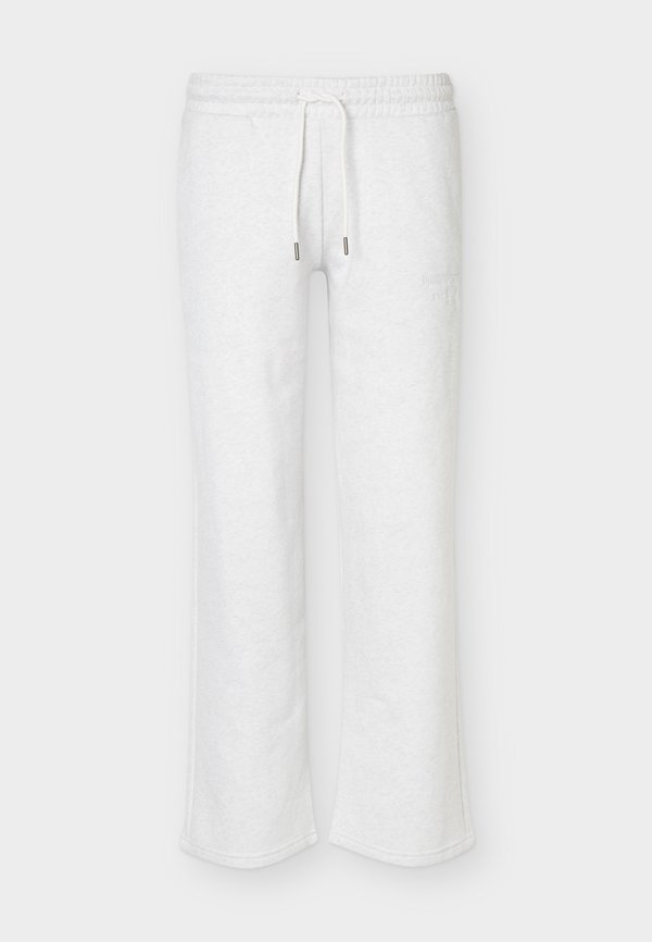 Puma CLASS COMFORT STRAIGHT LEG PANTS  - Tracksuit bottoms - white glow heather