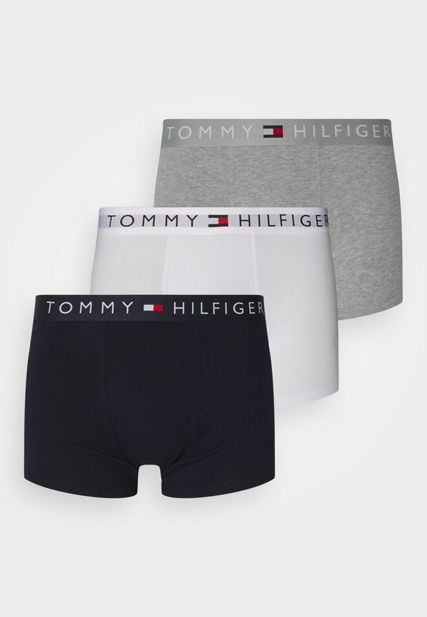 Tommy Hilfiger ORIGINAL 3 PACK - Trunks - grey/white/desert sky