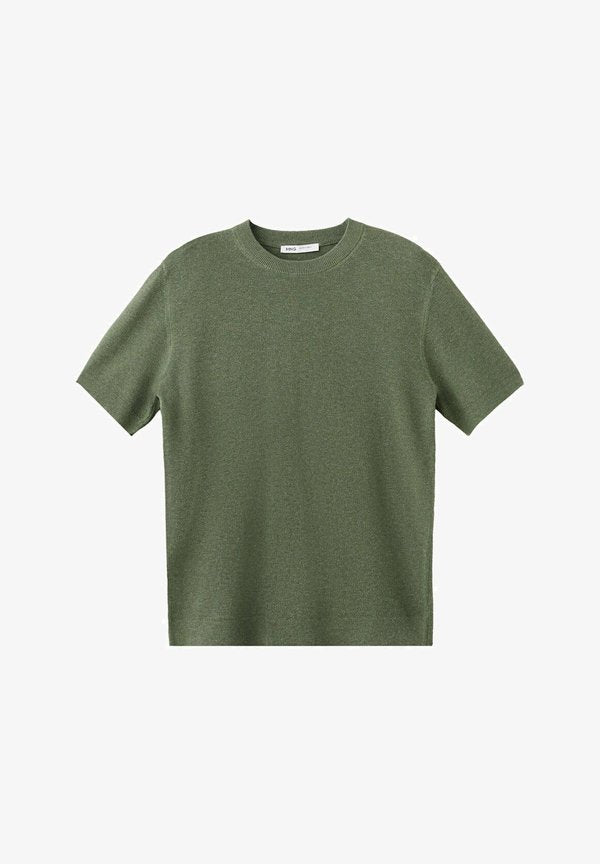 Mango ADULT - Basic T-shirt - green