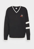 Nike Sportswear NIKE TREND SWEATER - Jumper - black/sail/team orange