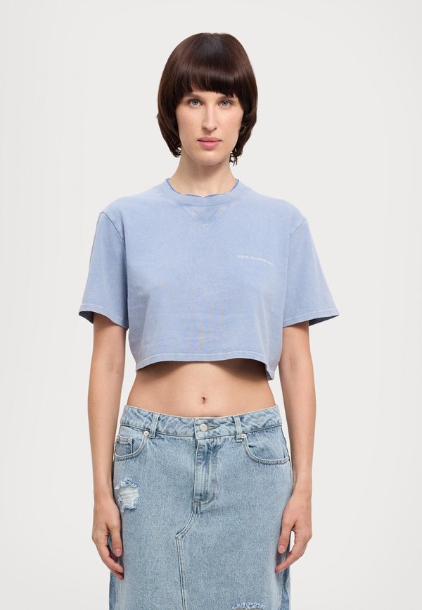 Holzweiler KJERAG DENIM FADE CROP TEE