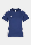 adidas Performance TIRO24 SWEAT S - Print T-shirt - team navy blue/white