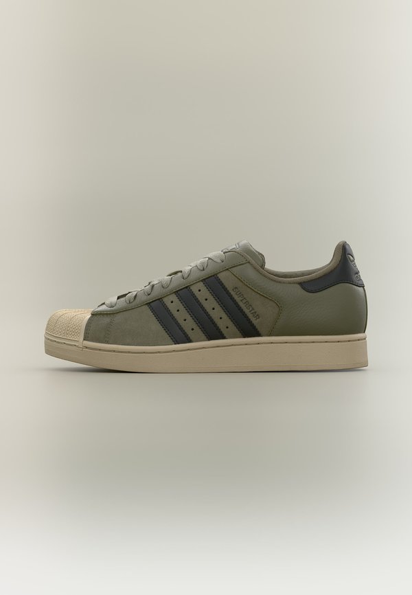 adidas Originals SUPERSTAR II UNISEX - Trainers - olive strata/core black/khaki three