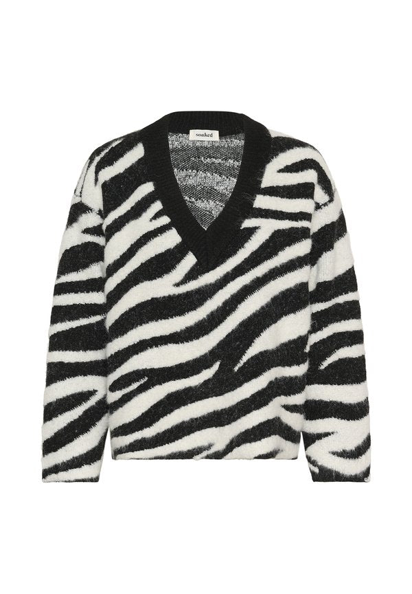 Soaked in Luxury SLSOREA V-NECK PULLOVER
