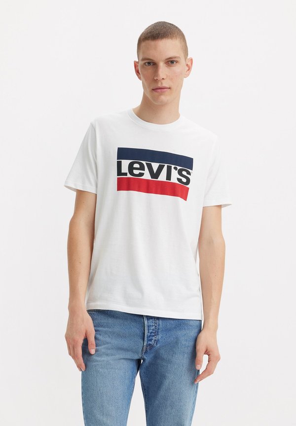 Levi's® SPORTSWEAR GRAPHIC TEE - Print T-shirt - white