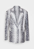 Norma Kamali SINGLE BREASTED STRAIGHT FIT JACKET