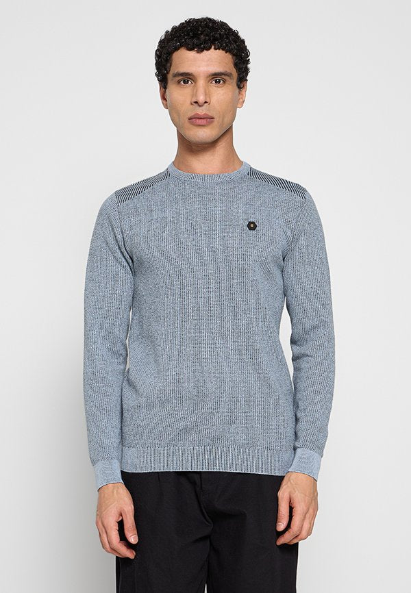 NO EXCESS CREWNECK PLATED STRUCTURE