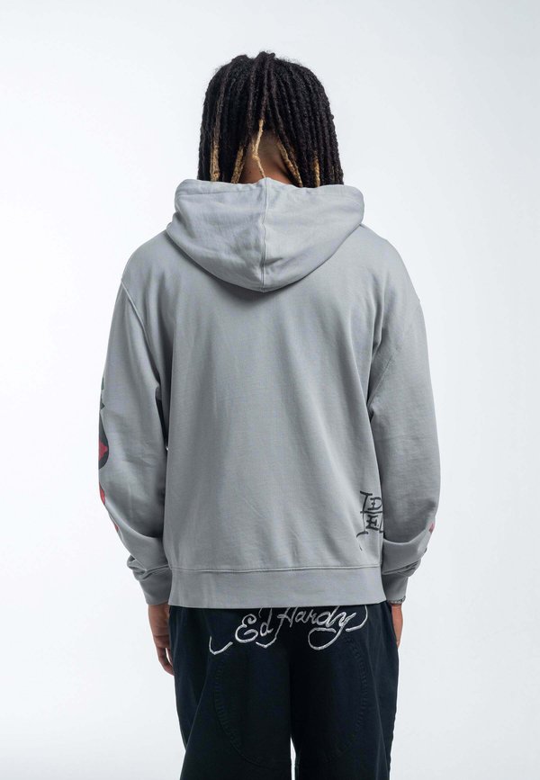 Ed Hardy ED HARDY MENS TRUE SNAKE ZIP THROUGH HOODIE