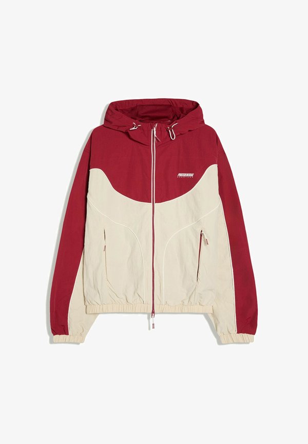 Bershka HOODED - WINDBREAKER - Summer jacket - red