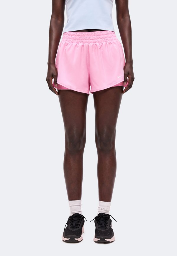 Nike Performance ONE SHORT - Sports shorts - pink rise/white