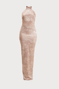 WAL G. ABIGAIL HALTERNECK MAXI