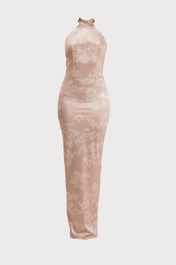 WAL G. ABIGAIL HALTERNECK MAXI