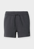 adidas Sportswear ESSENTIALS SMALL LOGO FEEL COZY SHORTS - Sports shorts - grey six/black